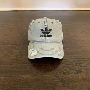 Relaxed Blue Denim Adidas Hat
